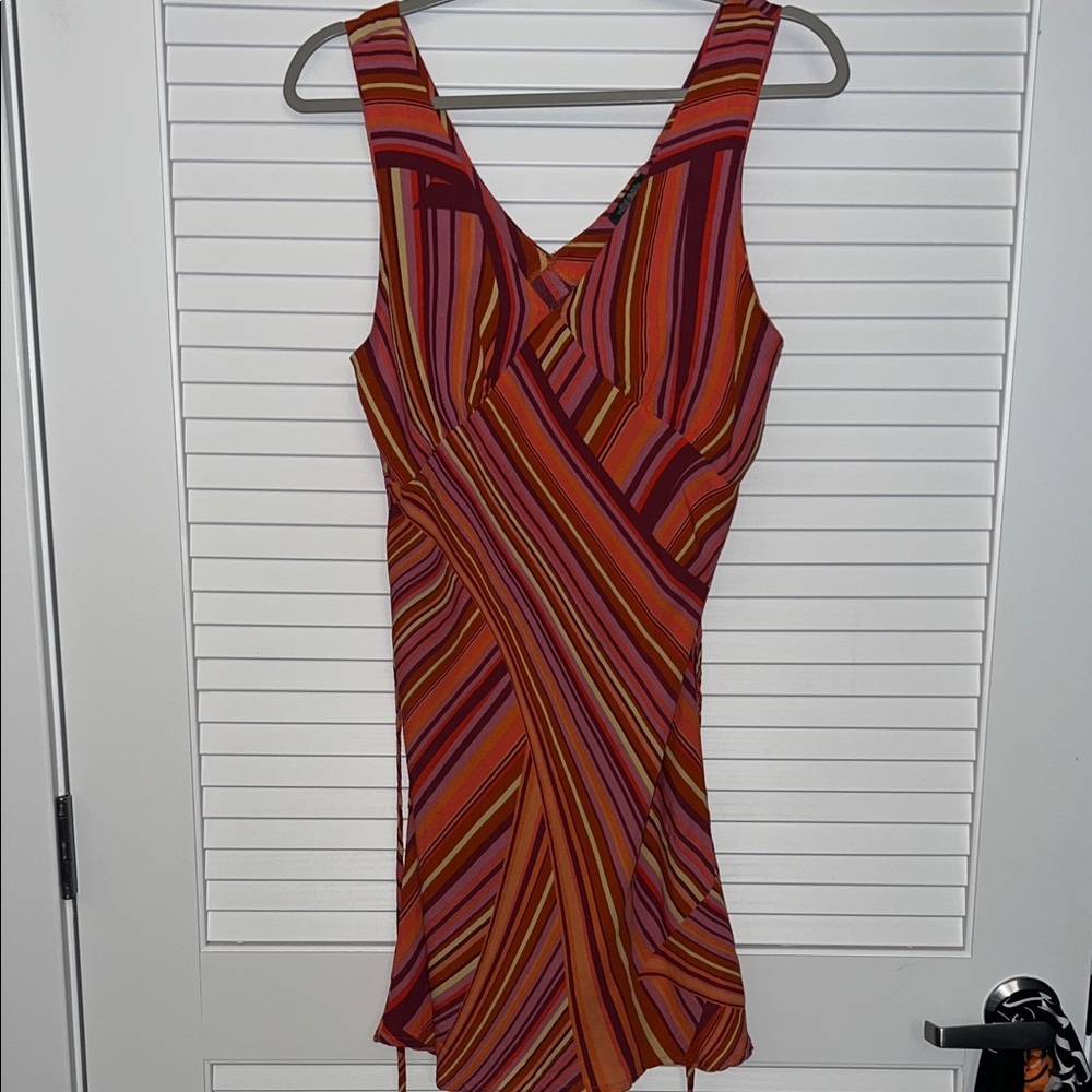 Wild Fable Multicolor Striped Mini Dress